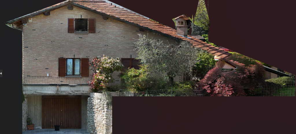Ortofoto facciata villa singola
