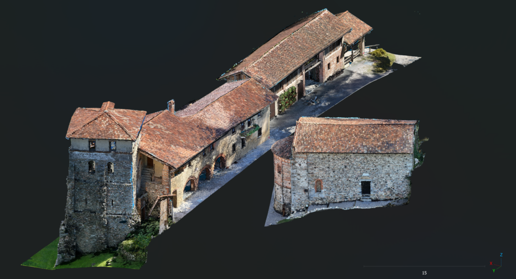 Nuvola di punti complesso religioso